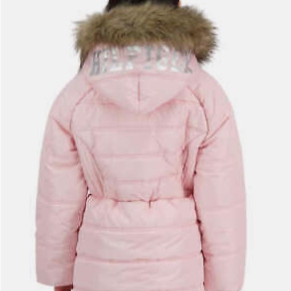 Tommy Hilfiger pink puffer coat NWT no flaws - Picture 2 of 2